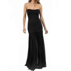 NEW LUXXEL mariella midnight maxi dress in black